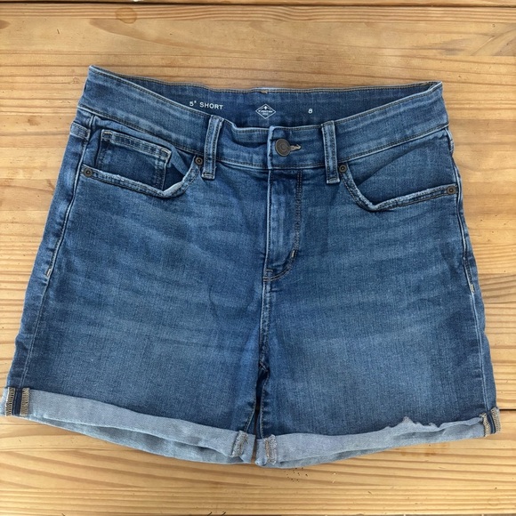 St. John's Bay Blue Jean Shorts Distressed Cut-Off Style - Picture 1 of 7